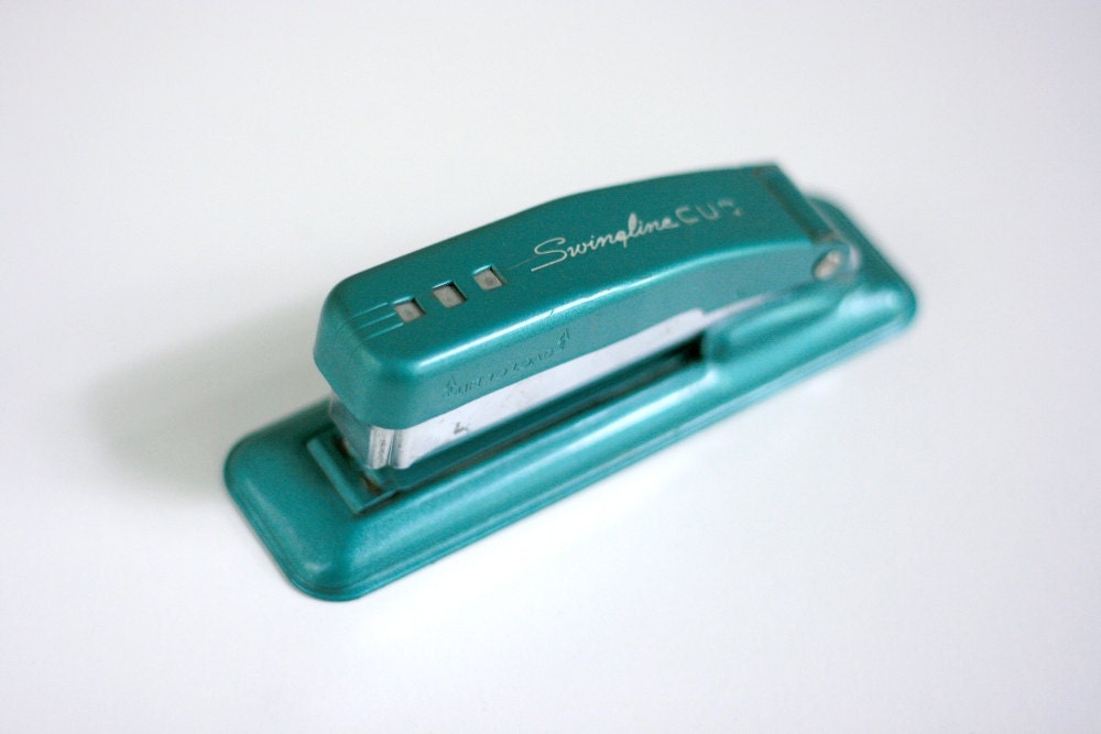 Swingline Stapler - Vintage Teal Cub Stapler