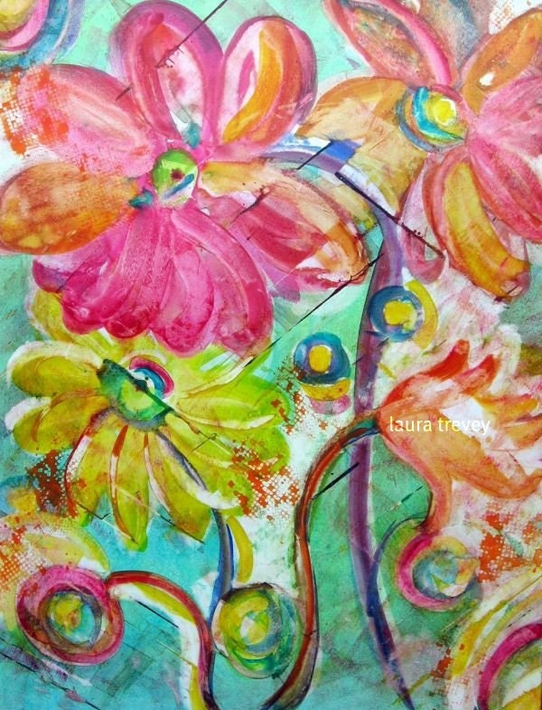 Summer Breeze Watercolor Print