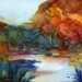 Mystic River, Watercolor Print, Beautiful Home Decor