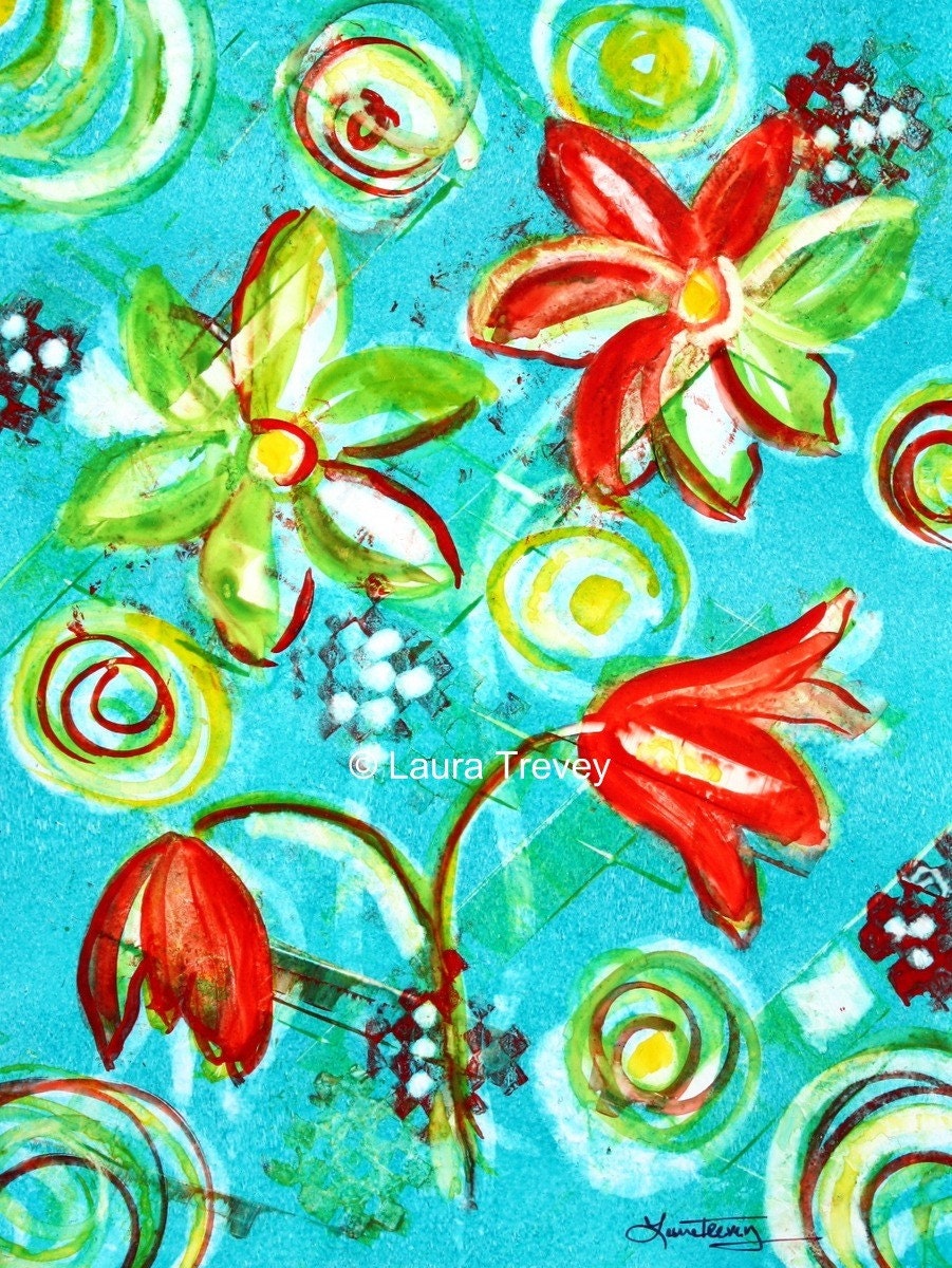 Turquoise and Tangerine Tango