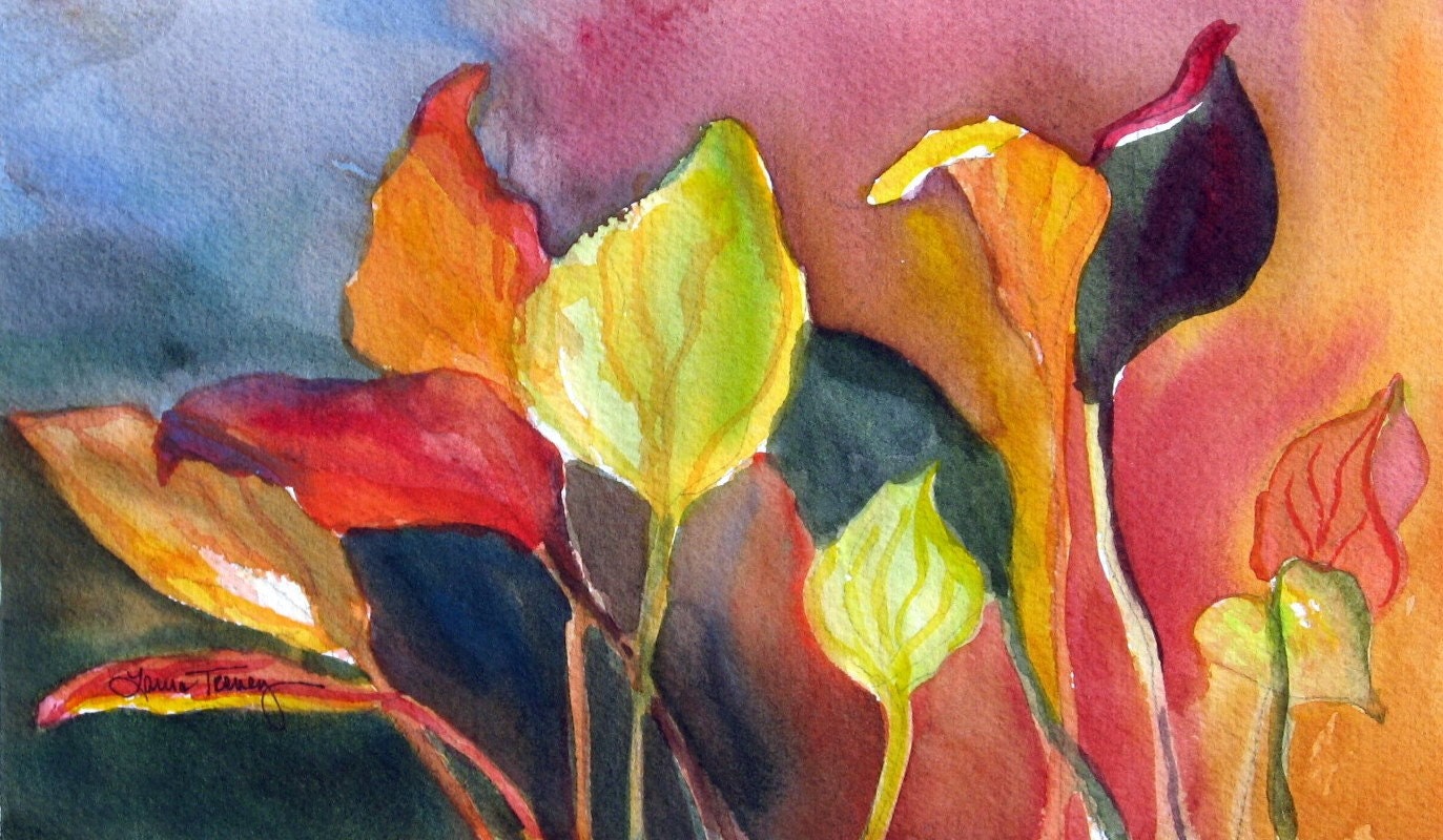 Hosta Leaves II, Limited Edition Print, by Laura L Trevey, Stylish Home Decor