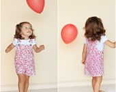Shortall in Sweet Pink and Peach Meadow - size 12/18 months