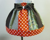 Boutique Style Twirl Skirt Orange, Green and Bown Stripes size 3T - ON SALE