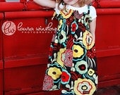 Floral Smocked Dress...girls.....eco-friendly sustainable fashion design....handmade childrens clothing by laken and lila