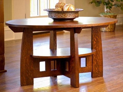 Craftsman style coffee table