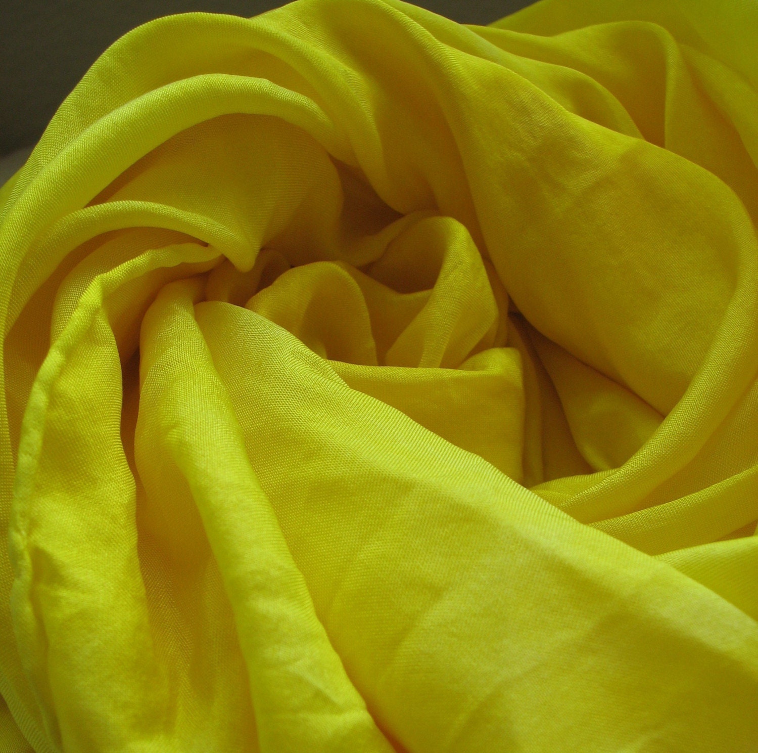 Naturally Plant Dyed Play Silk Mustard Yellow 30 x 30 inches