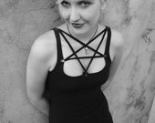 SALEM Dress with pentacle lacing.