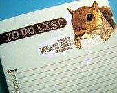 Irreverent Squirrel To Do List memo pad (50 sheets)