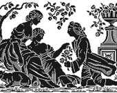 Le galant- cross stitch pattern. Instant download.