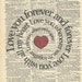 I Will Beatles Song Lyrics - Love You Forever And Forever - Vintage Dictionary Book Page Art Print