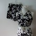 Cute Carol Craig Dress and Short Set in Black and White