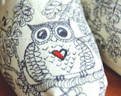 Custom Owl TOMS, w doodles, your size, your colors, shoes included