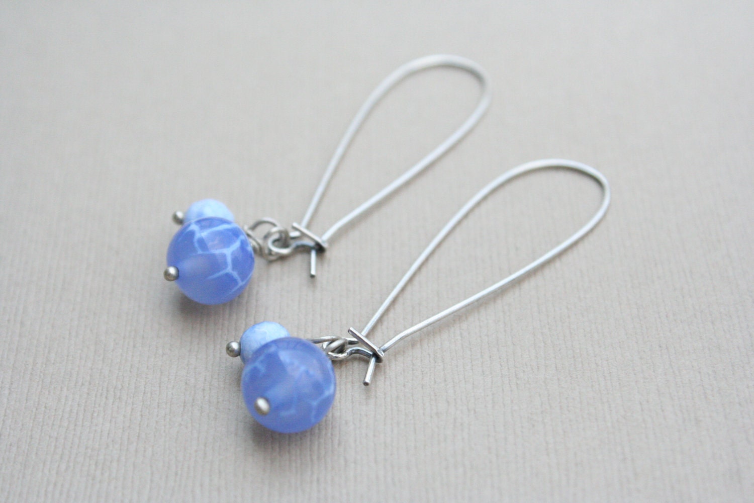 Baby's Blue Eyes - earrings