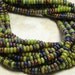4mm Opaque Color Mixed Picasso Czech Glass Smooth Rondel Beads 9 Inch Strand
