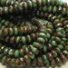 BEAUTIFUL 5x3mm Faceted Opaque 2 Tone Turquoise Temptation Picasso Firepolished Thru Cut Czech Glass Rondell Beads