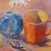 Original Oil Still Life Afternoon Reflection by Marty Husted