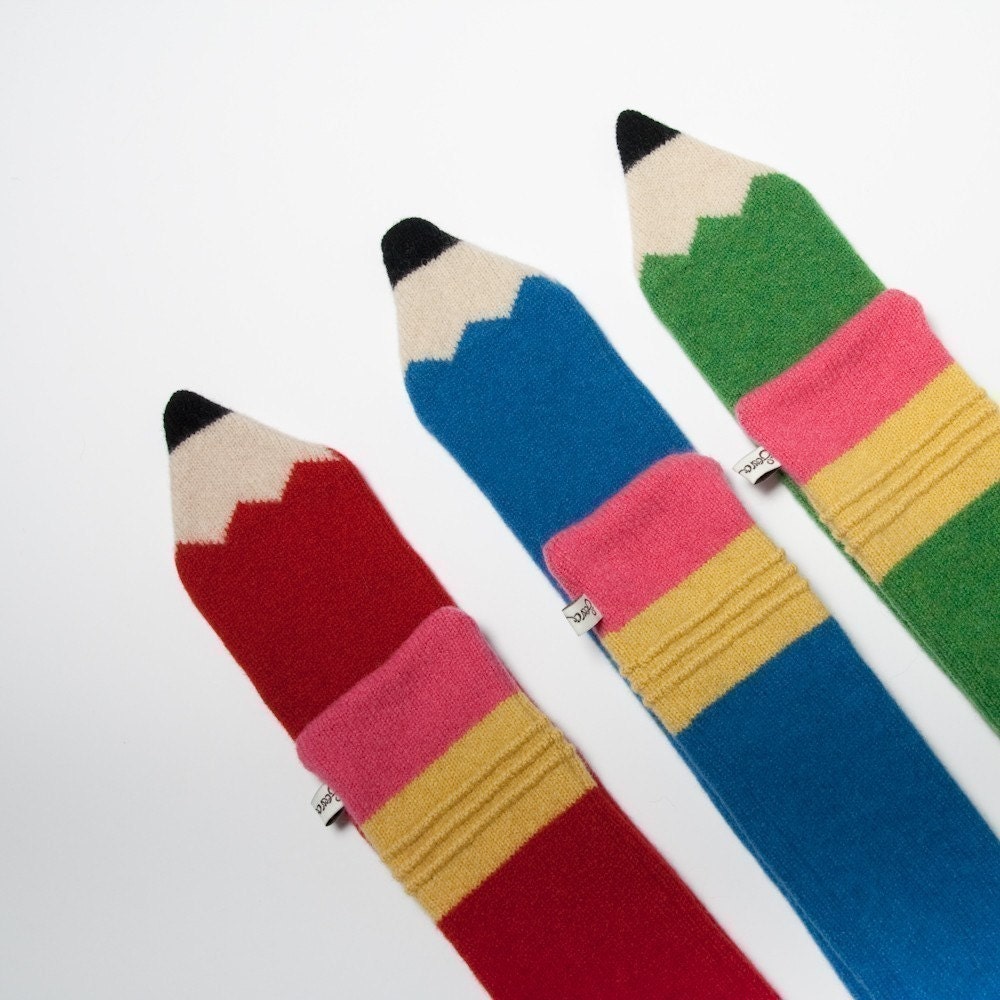 Children's Lambswool Pencil Scarf - Made to order