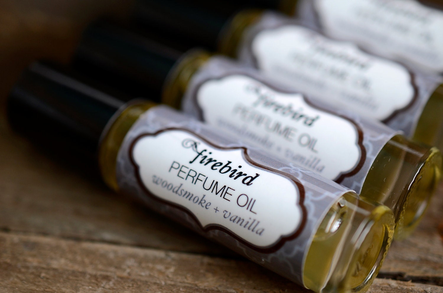 Woodsmoke and Vanilla Perfume Oil -  Firewood, Fir Needle, Vanilla