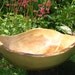 Large natural edge silver maple bowl
