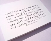 winnie the pooh quote card everything there is to know black and white typography letterhappy etsy