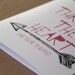 love card shot through the heart bon jovi quote card pink typography black arrows letterhappy etsy tribal romantic stationery