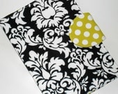 Kindle Fire HD 7" Cover / Nook Tablet Cover / Black Elegance eReader Cover / all sizes
