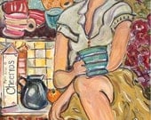 The Coffee Break 16x20 giclee reproduction
