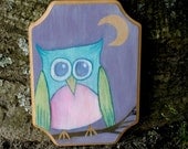 Twilight Owl, original painting