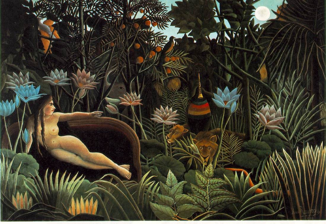 Henri Rousseau's The Dream Laser Cut Wood Jigsaw Puzzle