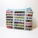 Small Zipper Pouch Card Wallet Cell Phone Pouch Spring Ribbons