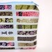 Small Zipper Pouch Card Wallet Cell Phone Pouch Spring Ribbons