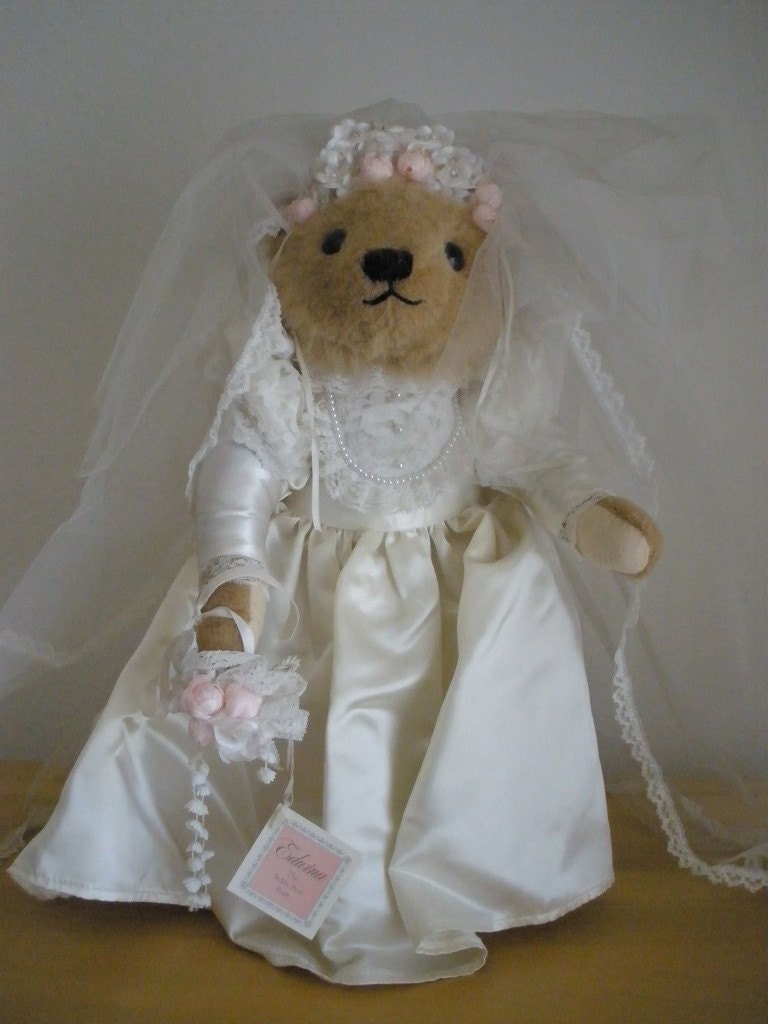 Teddy Bear Bride - Vintage Franklin Mint