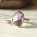 free form amethyst ring - 18K gold
