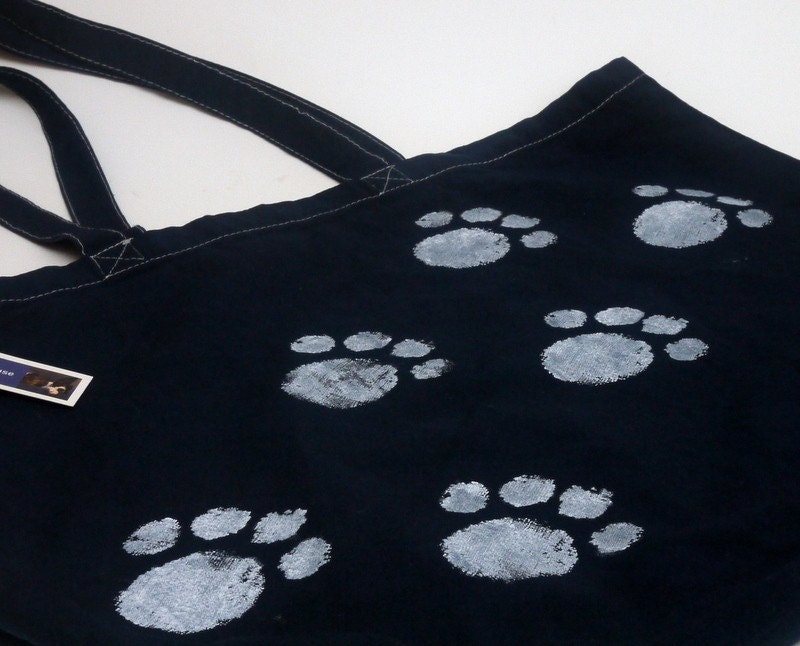 Paw prints bag set for you and your pet