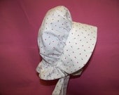 Baby Prairie Bonnet pdf pattern and tutorial  sizes 3 to 6 years with e-file Immediate Download