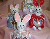 Cat or Bunny Candy Bag  PDF Pattern Both for 1 price Immediate download e-file