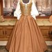 Renaissance Wench or Maiden Bodice and Skirt, Gown or Dress