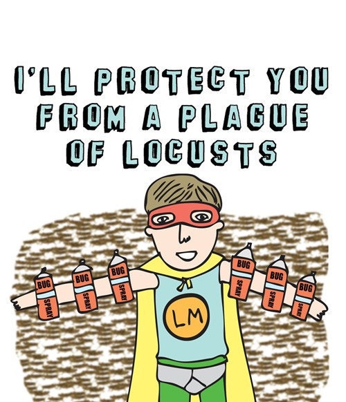 Greeting Card - Locusts