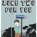 Melbourne Greeting Card - I'd go to zone two for you