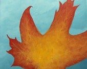 Leaf Series 7 - Original Acrylic Painting on Canvas