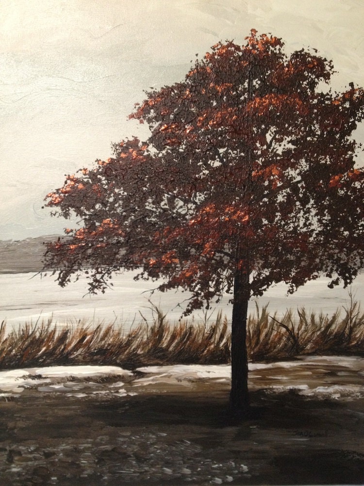 Elements - Original Acrylic Painting on Canvas - Framed