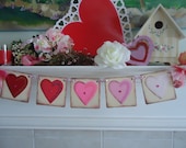 Valentines Day -Banner/ Garland/ Party Decoration-Wedding  and Engagement Photo Prop -Can Be Customized To Your Wedding Colors
