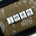 Chemistry Mixed Media Wall Art Personalized Name Periodic Table Sign - 4 Tiles