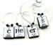 Chemistry Wine Glass Periodic Table Charms for Charming Geeks