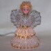 Lighted Bead and Safety Pin Angel