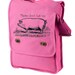 Messenger Bag Vegetarian, Please Dont eat me Pig - Animal Shoulder Bag Purse