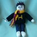 Harry Potter Magical Wizard Doll Hand Knitted Fantasy