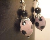 Polkadot Earrings in Purple