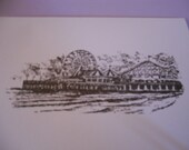 Coney Island set of 6 Note Cards