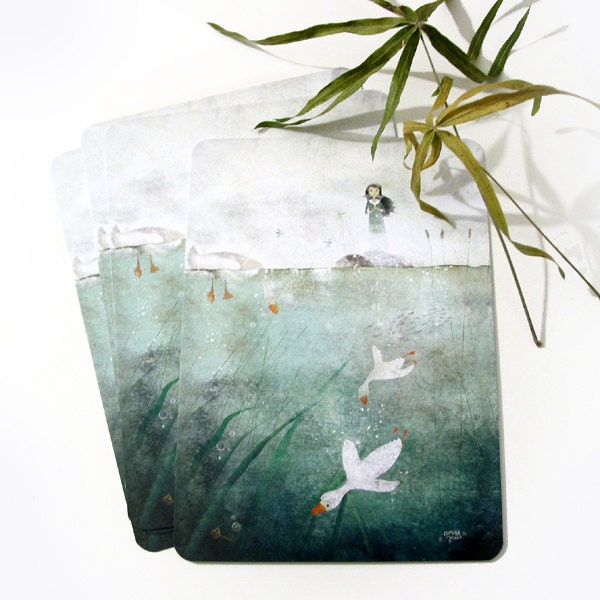 The Geese (from The Lost Key series) - Postcard
